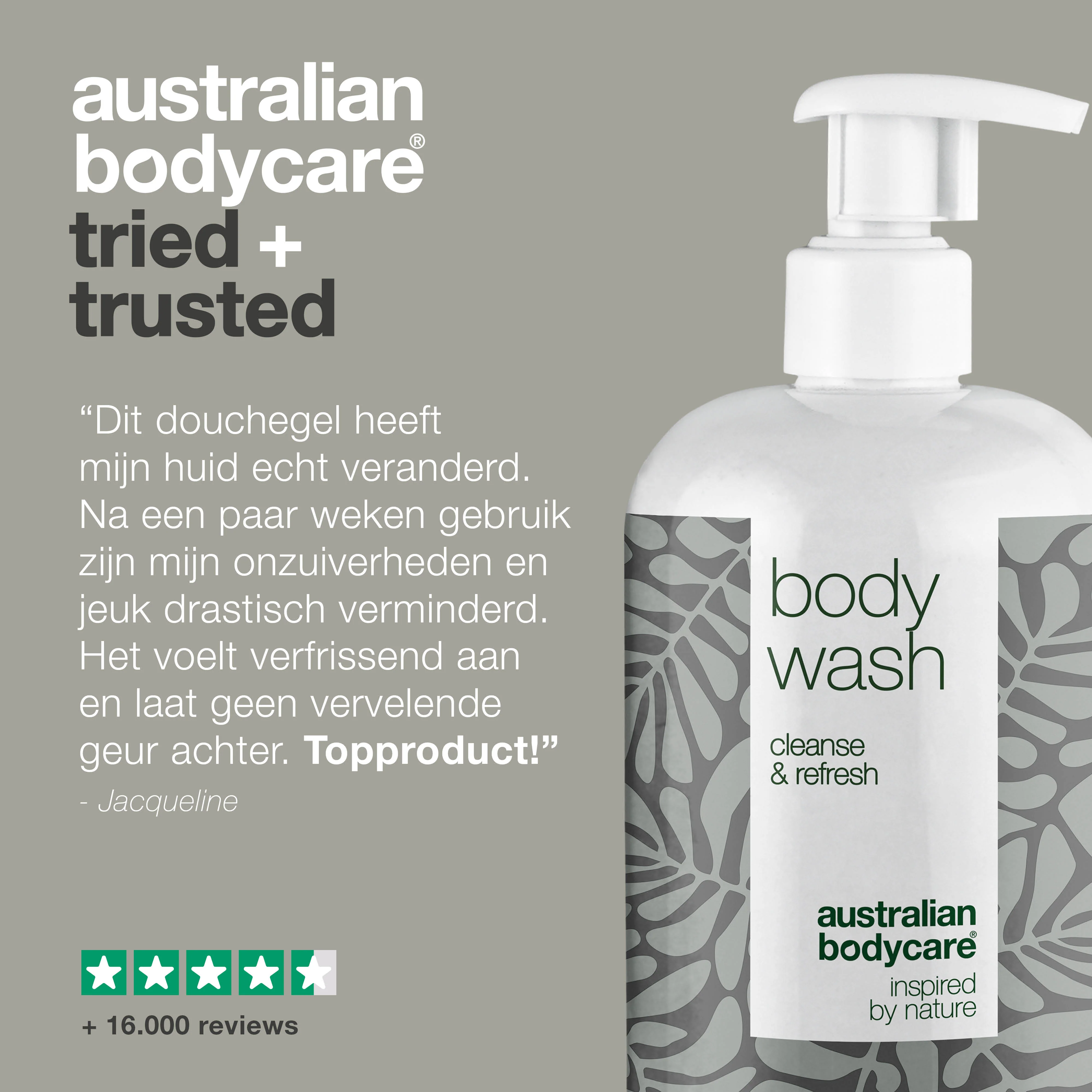 4 Tea Tree Body Wash Lemon Myrthe 500 ml voor de prijs van 3 - pakketaanbieding — Pakketaanbieding met 4 Body Wash (500 ml): Tea Tree Olie Lemon Myrthe - Image 5