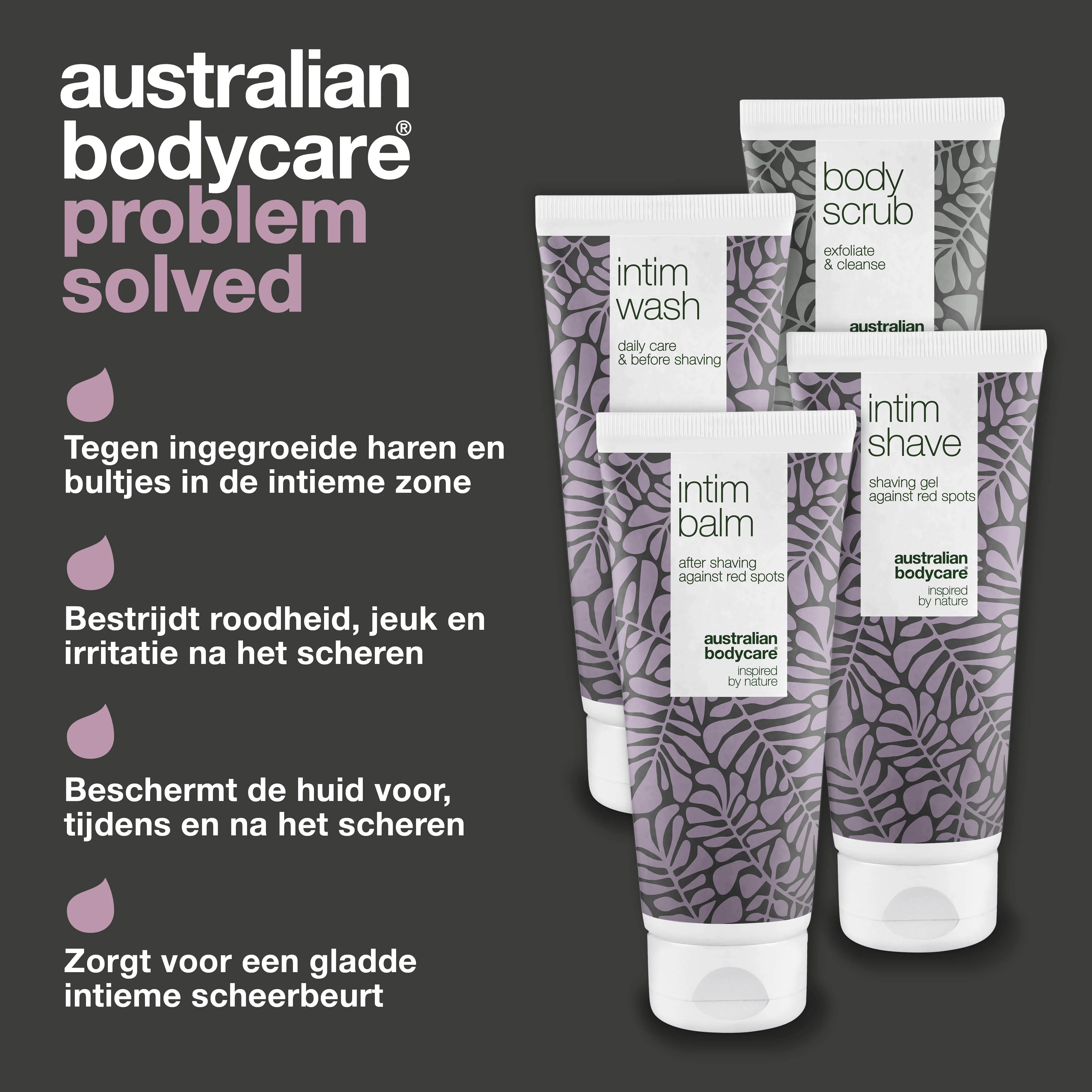 Pakket met 4 producten voor intiem scheren tegen rode bultjes en ingegroeide haren — tegen scheerbultjes en baarduitslag in de intieme zone - Image 3