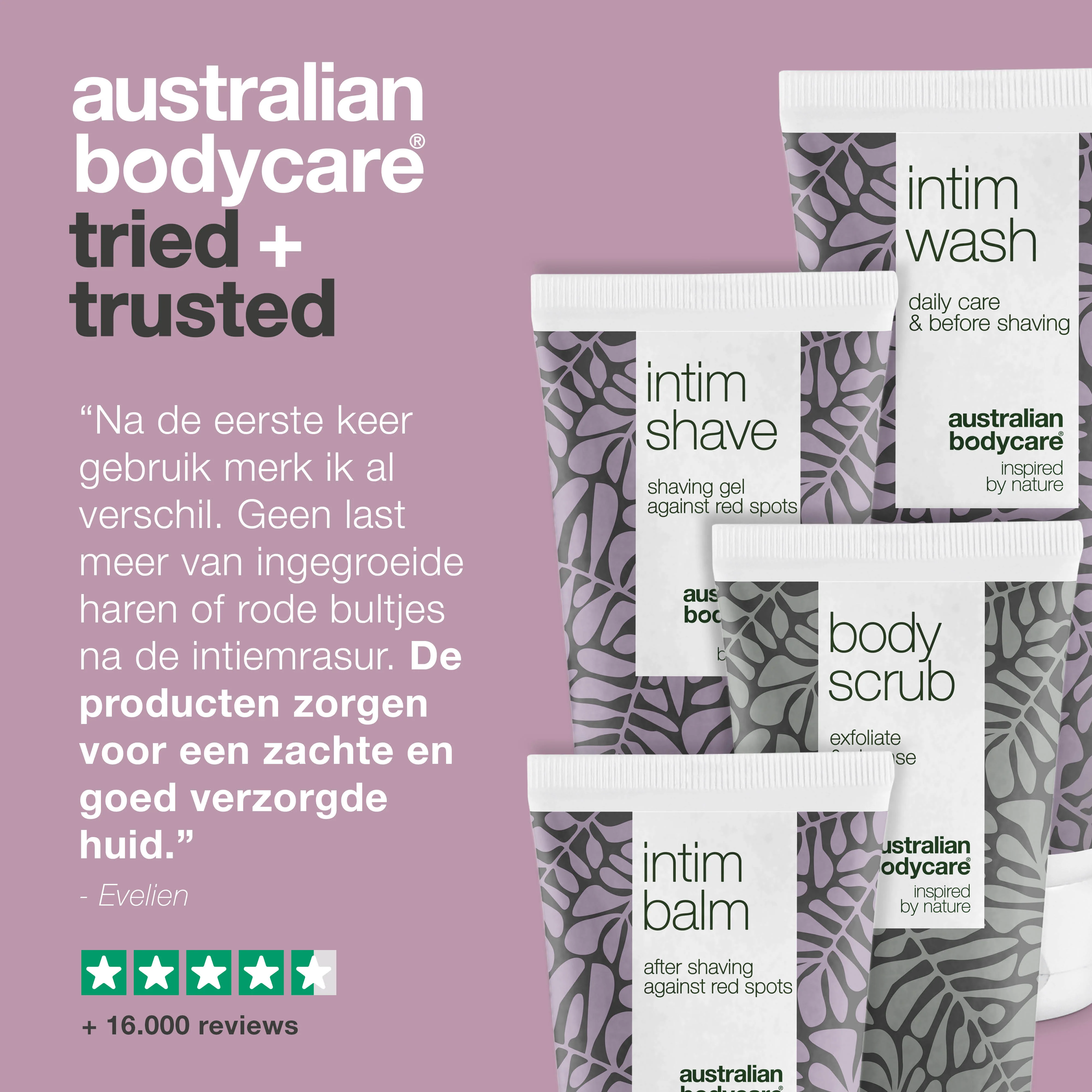 Pakket met 4 producten voor intiem scheren tegen rode bultjes en ingegroeide haren — tegen scheerbultjes en baarduitslag in de intieme zone - Image 5