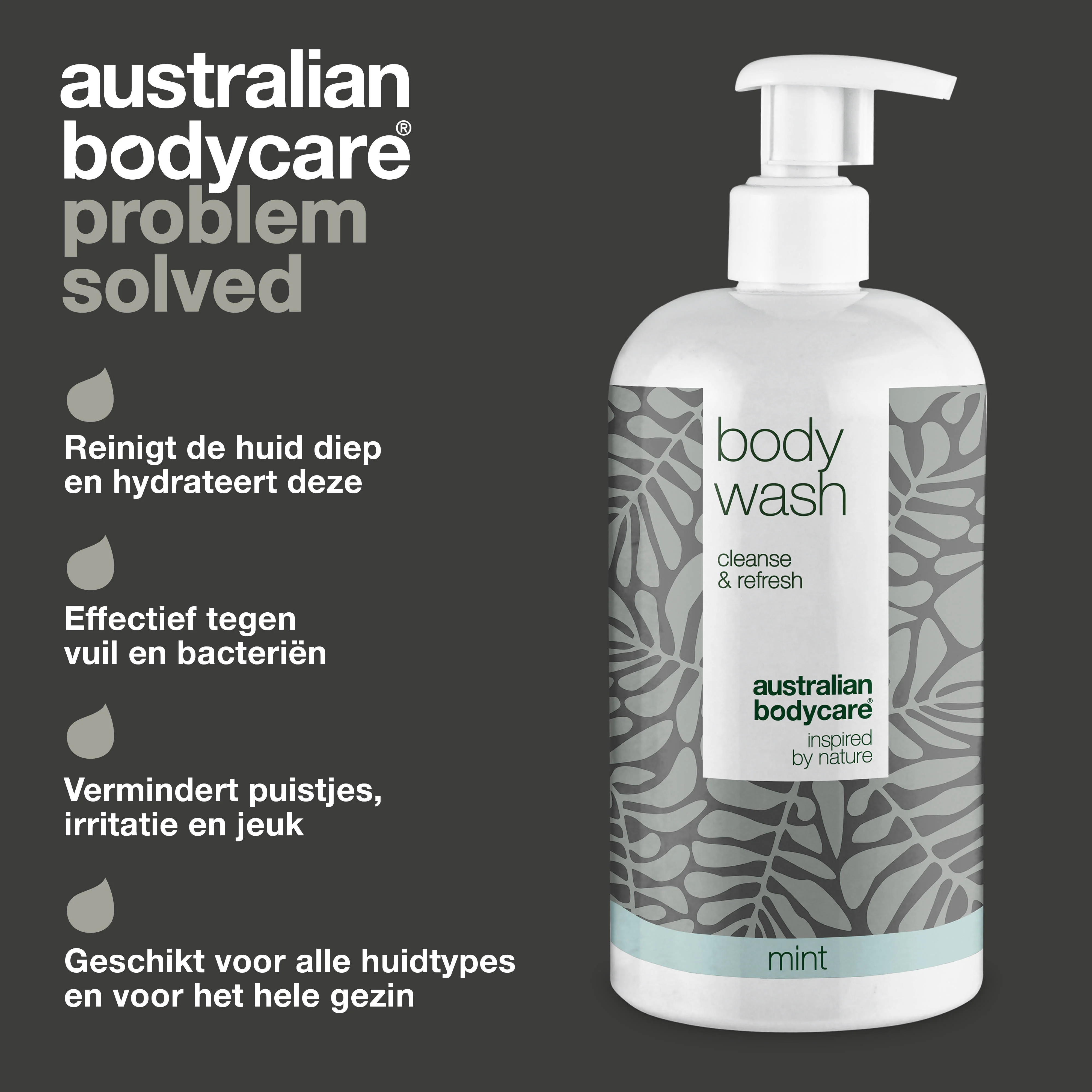 4 Tea Tree Body Wash Mint 500 ml voor de prijs van 3 - pakketaanbieding — Pakketaanbieding met 4 Body Wash (500 ml): Tea Tree Olie Mint - Image 3