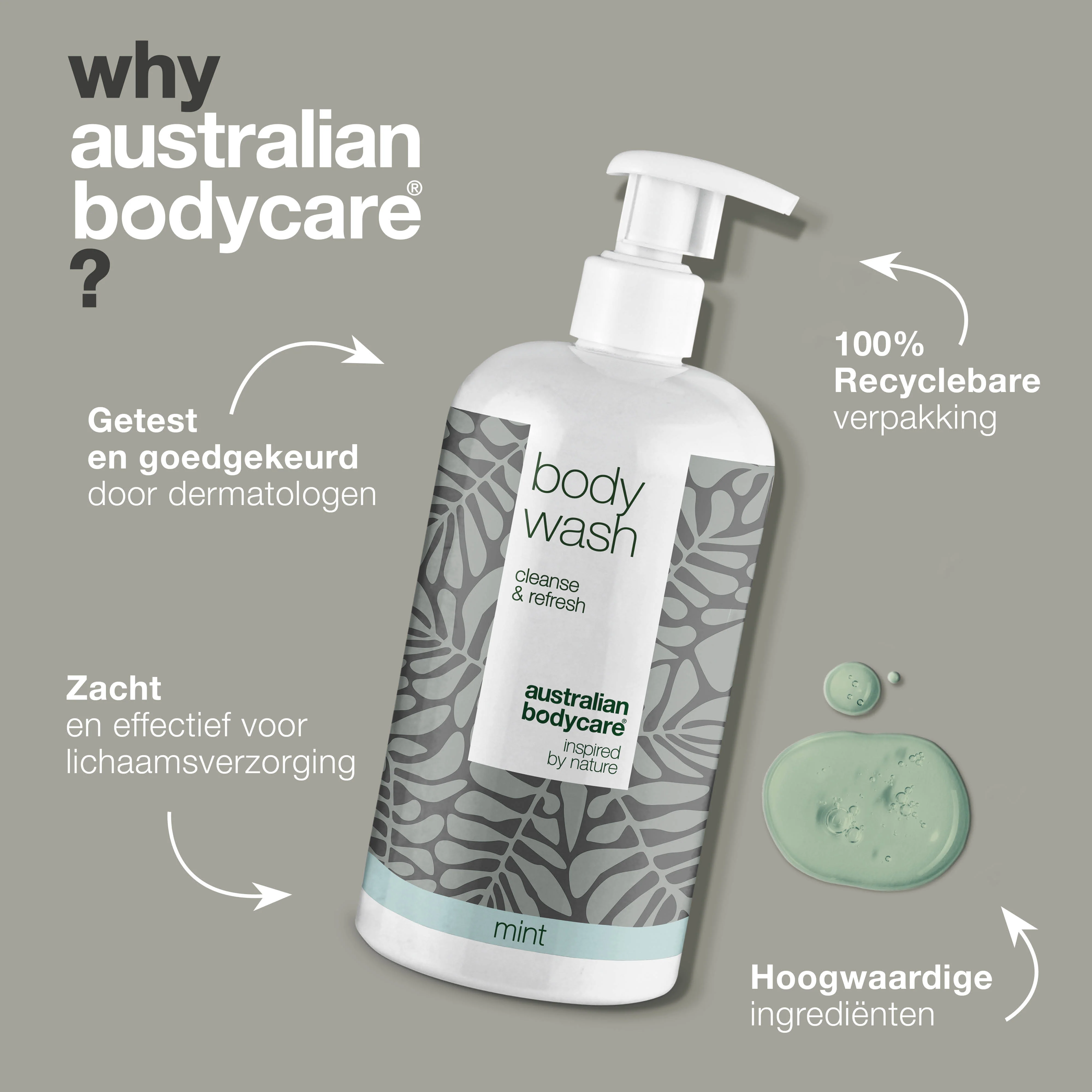 4 Tea Tree Body Wash Mint 500 ml voor de prijs van 3 - pakketaanbieding — Pakketaanbieding met 4 Body Wash (500 ml): Tea Tree Olie Mint - Image 4
