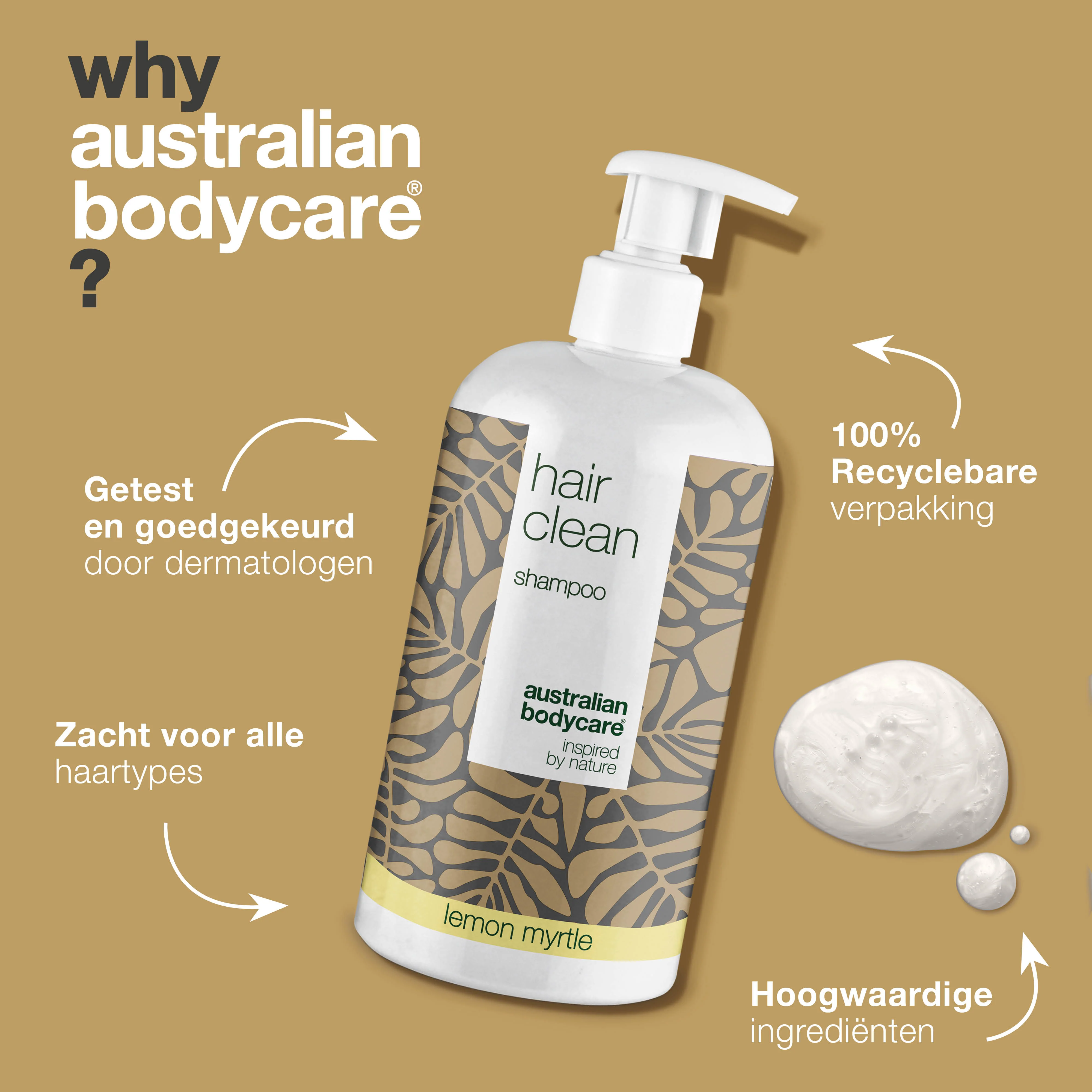 4 Tea Tree shampoo Lemon Myrthe 500 ml voor de prijs van 3 - pakketaanbieding — Pakketaanbieding met 4 shampoos (500 ml): Tea Tree Olie Lemon Myrthe - Image 4