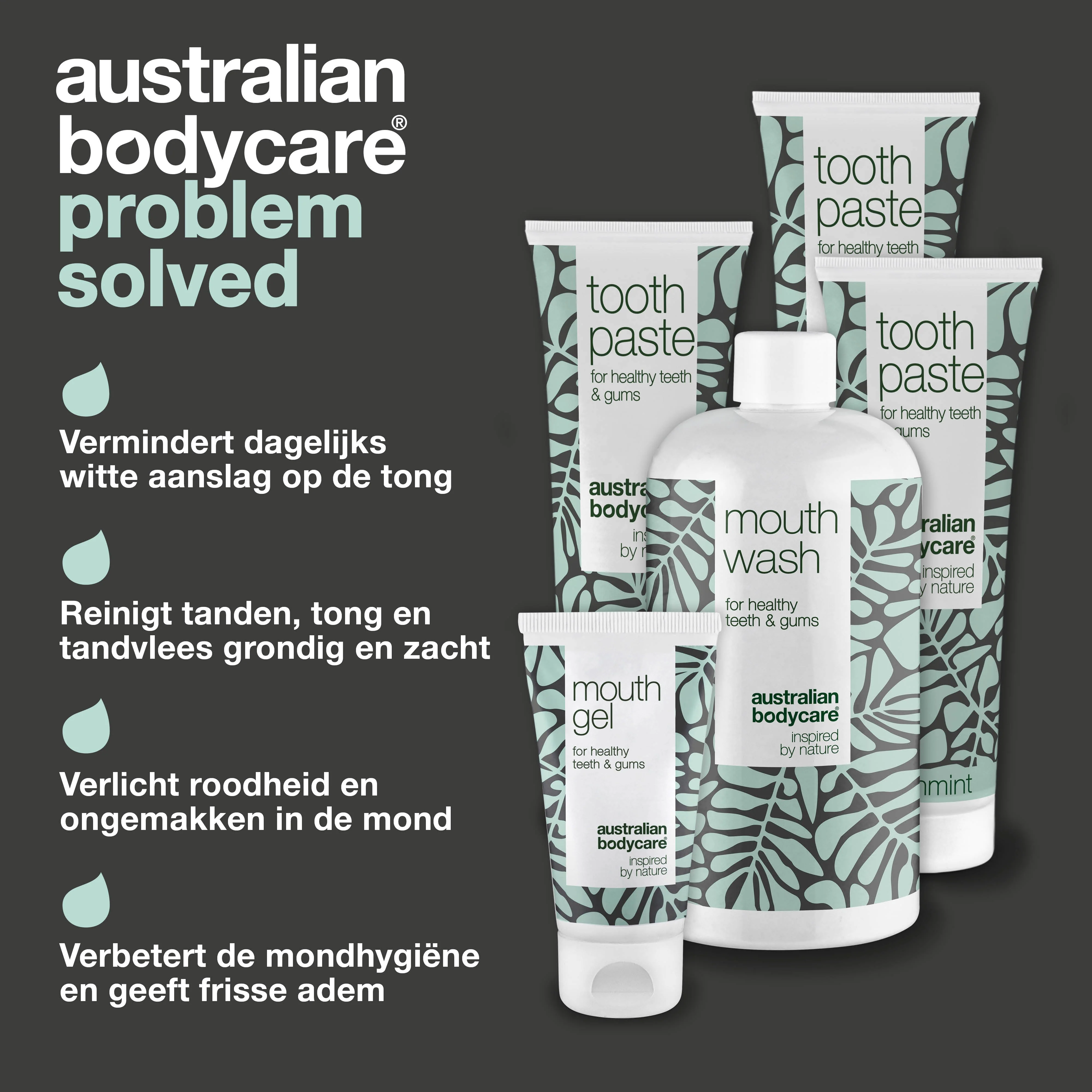 Pakket met 5 producten voor aanslag op tong — bij aanslag veroorzaakt door bacteriën of schimmel op tong - Image 3