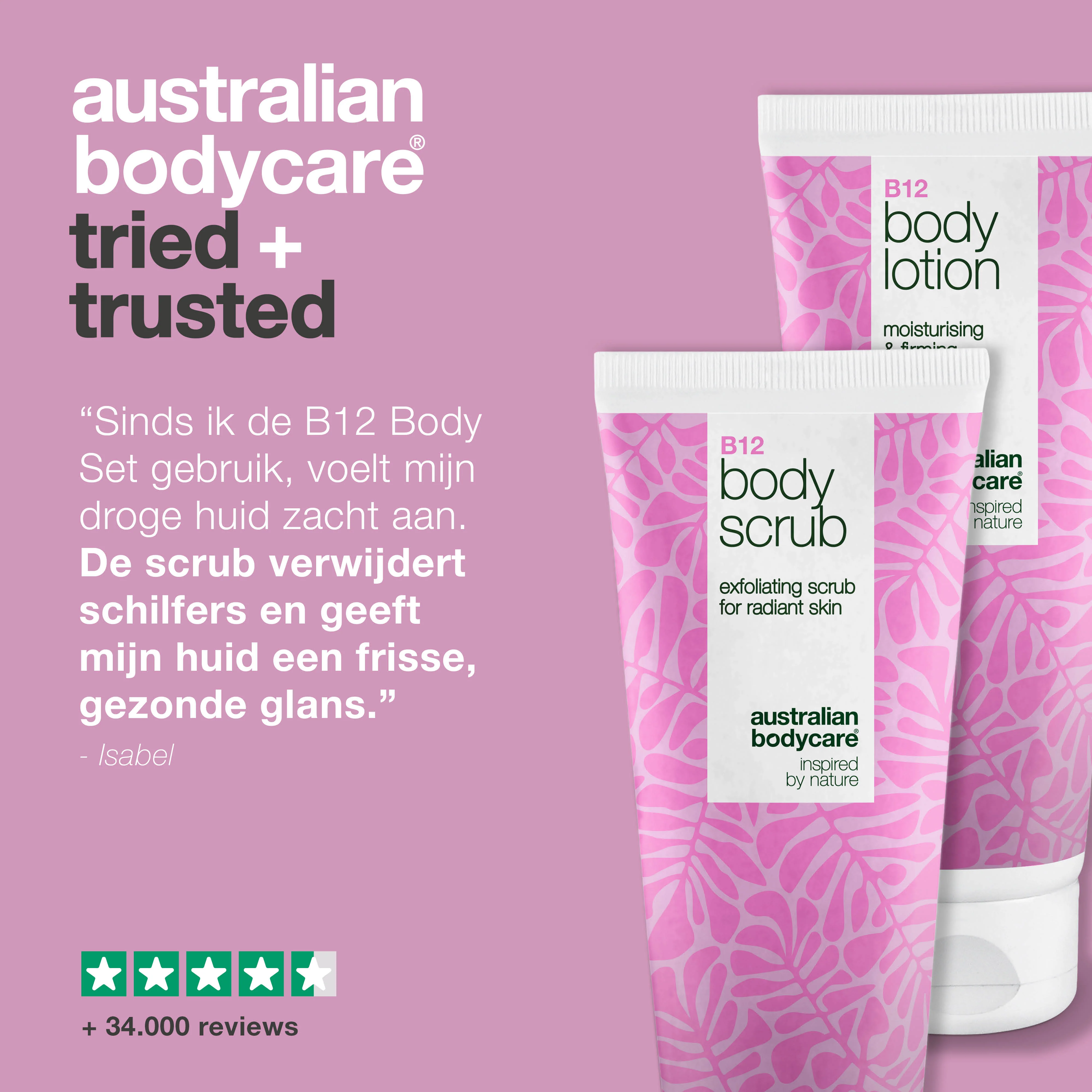 B12-huidverzorgingsset voor droge huid – Exfoliatie & diepwerkende hydratatie — Hydraterende B12 Body Scrub & Lotion voor de droge en gevoelige huid. - Image 5
