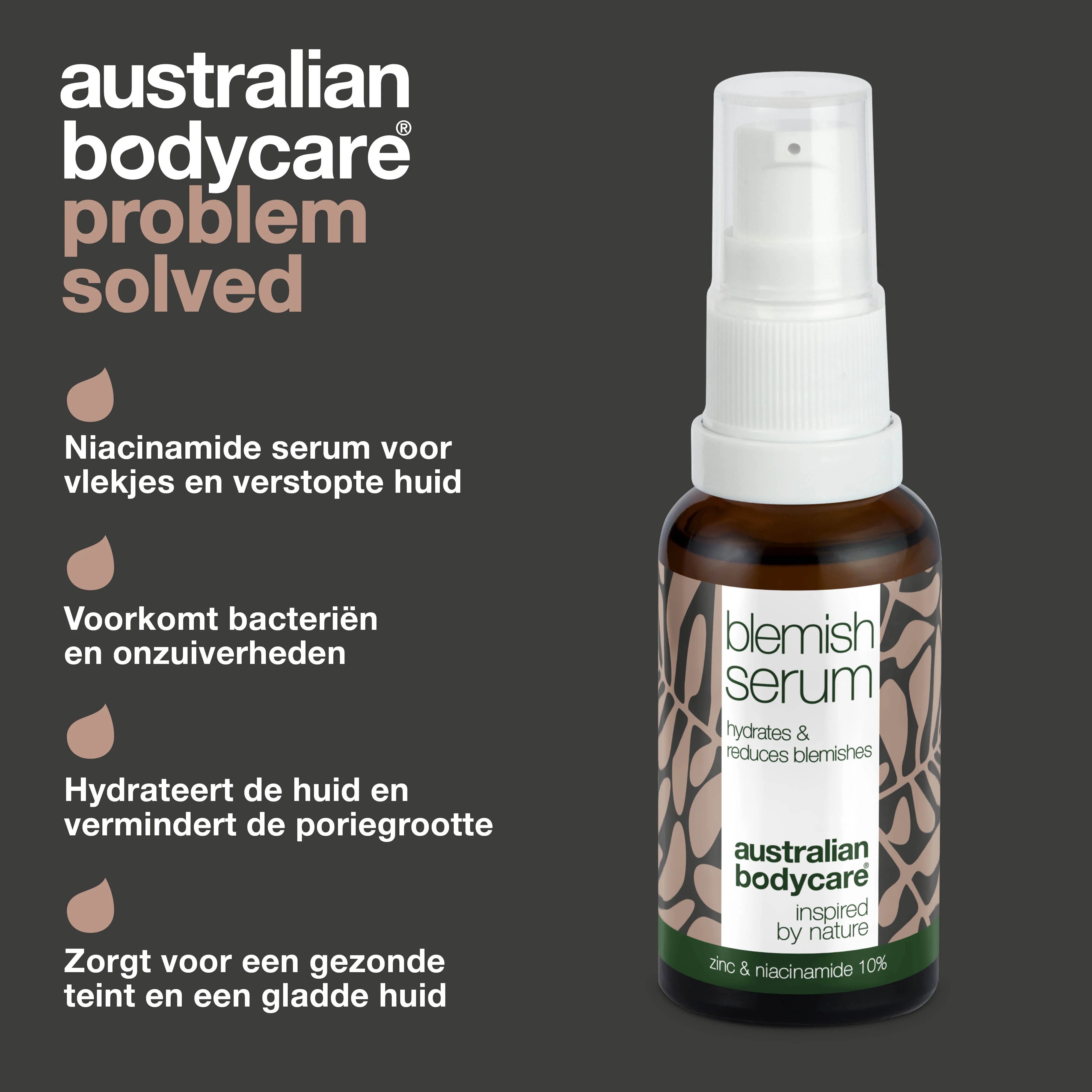 Anti-Puistjes Niacinamide Serum — 10% Niacinamide, 1% Zink en Tea Tree Olie tegen puistjes en onzuivere huid - Image 3