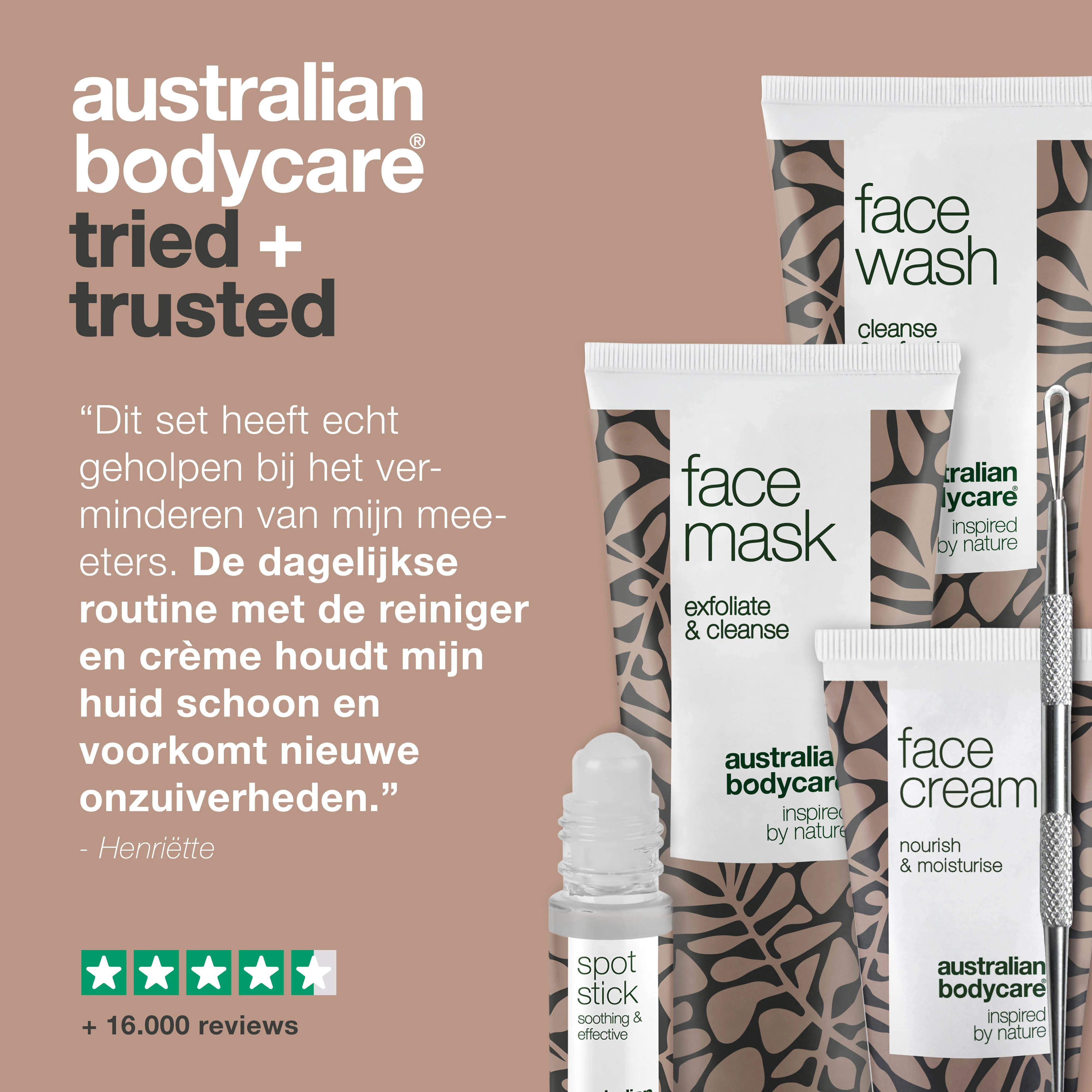 Pakket voor het verwijderen van comedonen — 5 producten tegen comedonen op neus en gezicht - Image 5