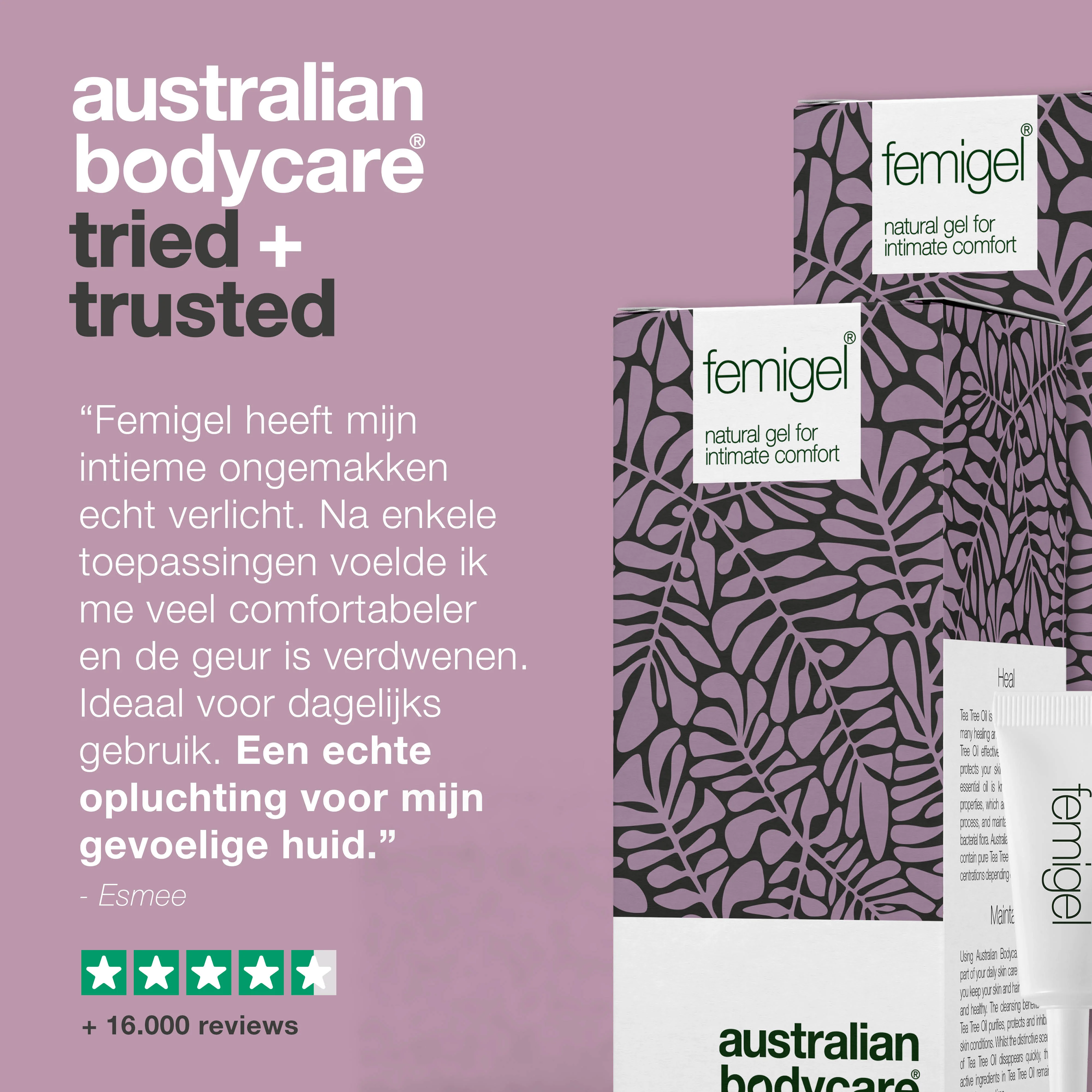 30 x Femigel intieme gel — Voedende gel voor vaginale droogheid & vaginale geur - Image 5