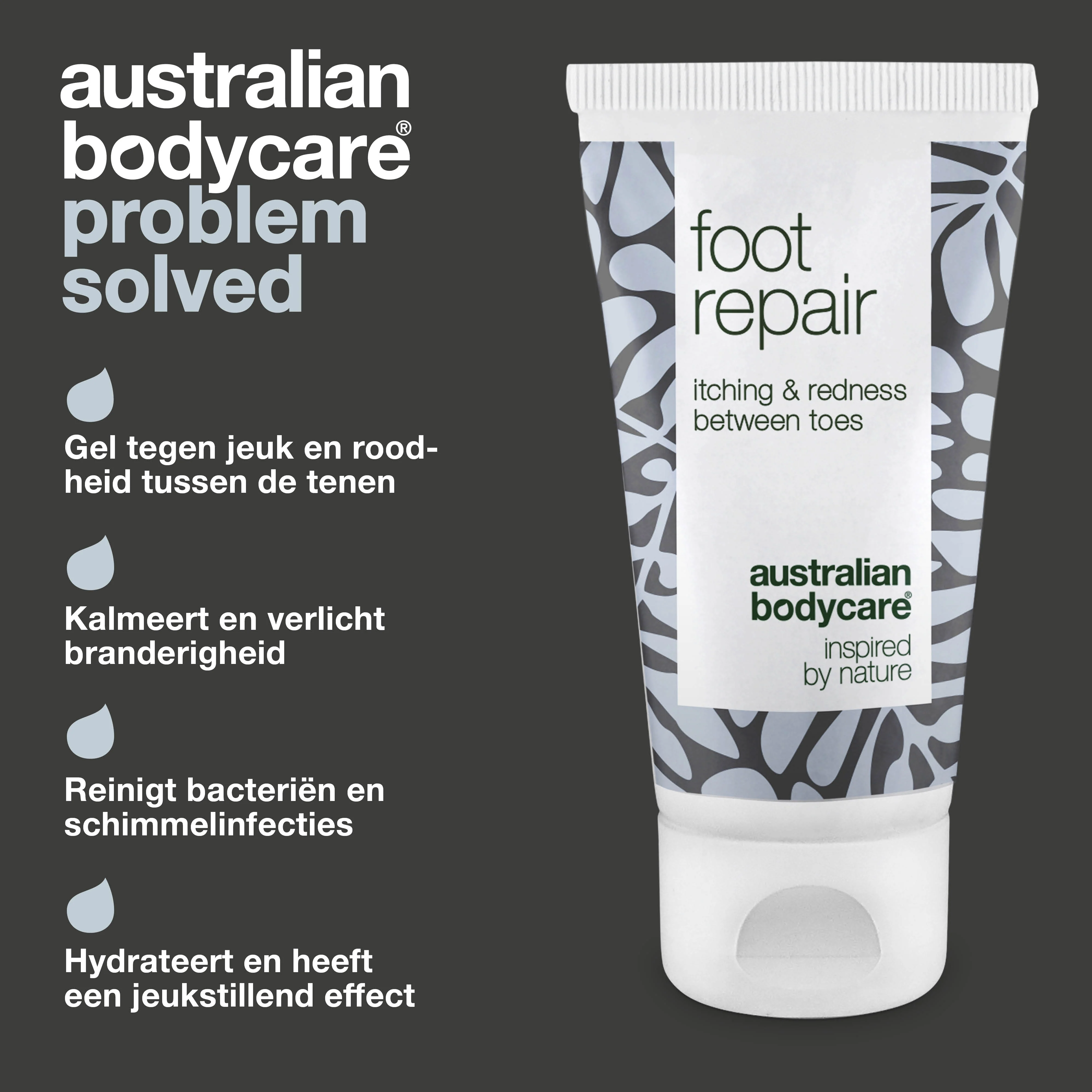 Verkoelende en verzachtende Voetgel — Verlicht jeuk, branderig gevoel en rode huid tussen de tenen bij zwemmerseczeem - Image 3