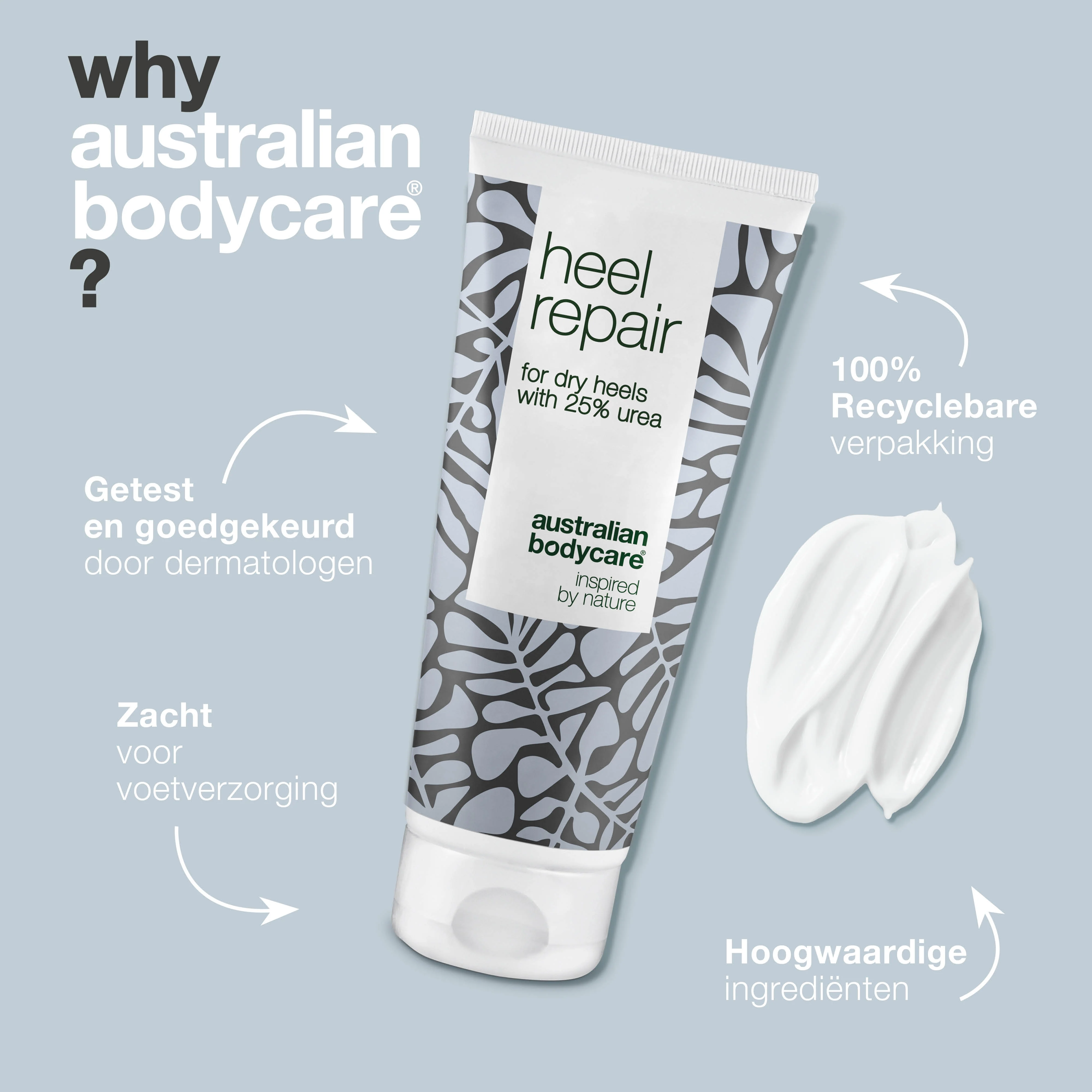 Hielkloven Crème met 25% Ureum — Intensieve hielcrème voor droge hielen en hielkloven - Image 4