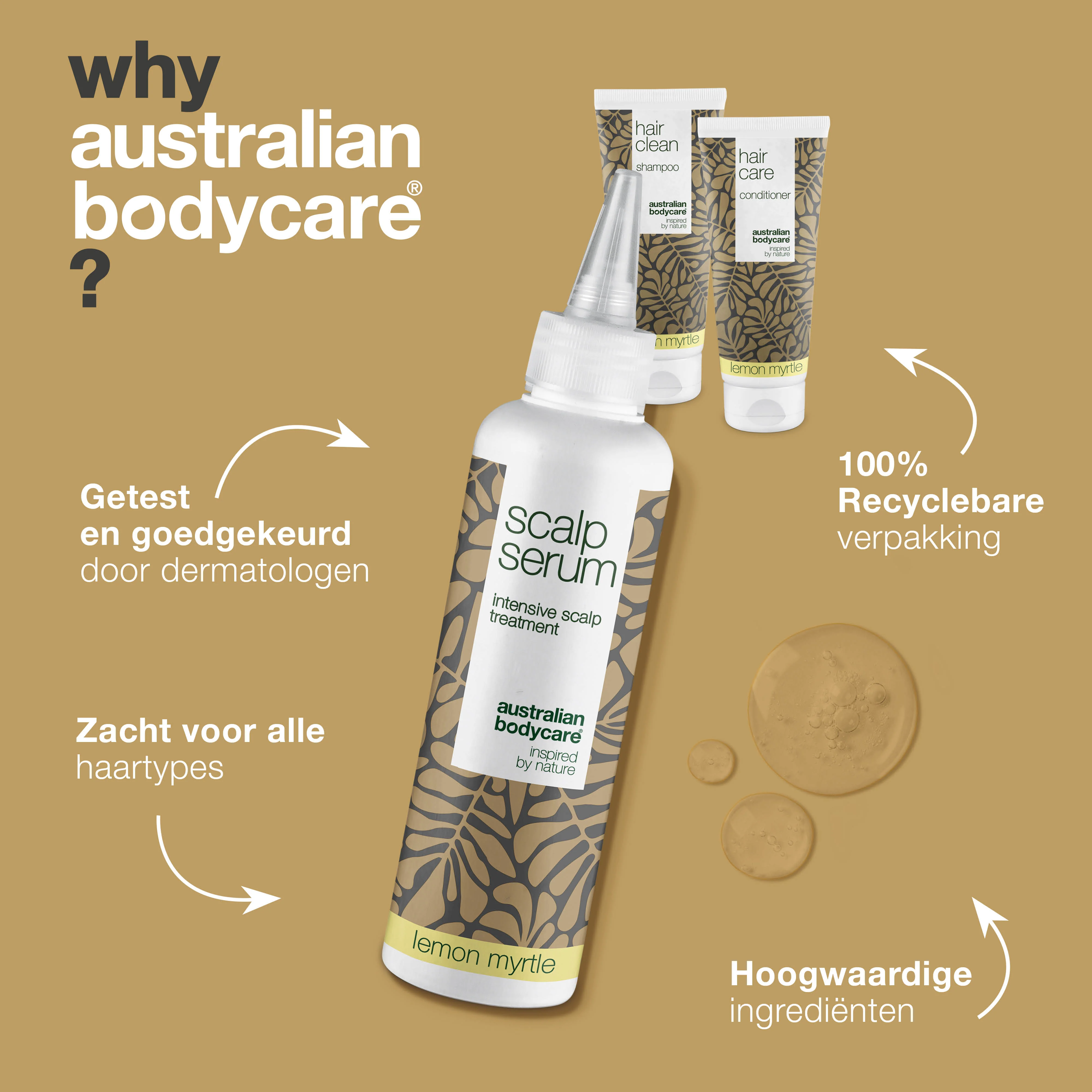 Hoofdhuidpakket met Lemon Myrtle — 3 producten met Tea Tree Olie en Lemon Myrtle tegen roos en droge hoofdhuid - Image 4