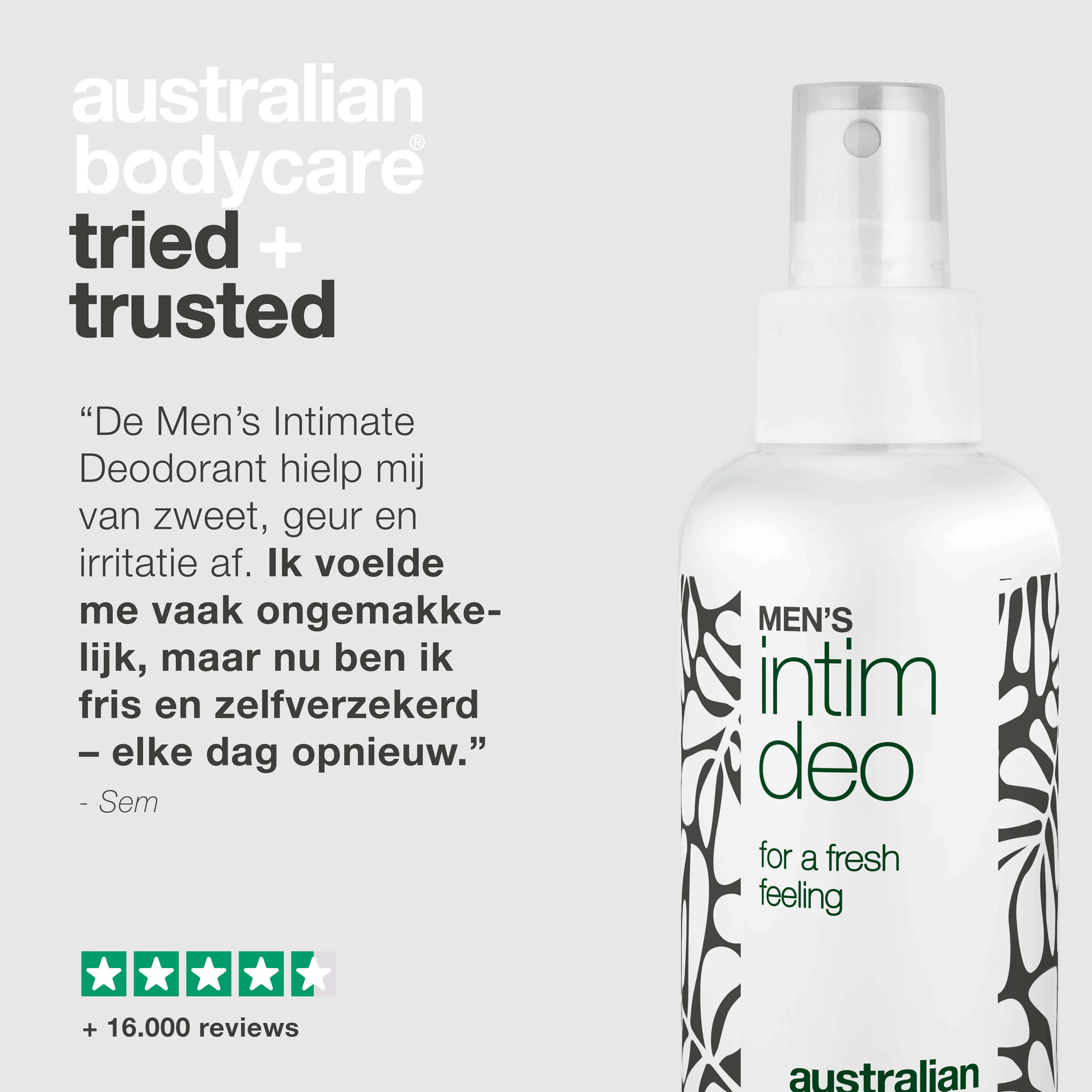 Intieme deo voor mannen tegen zweet, geur en irritatie — Intieme deo voor mannen helpt bij zweet, geur en jeuk. Houdt je fris en droog, de hele dag. - Image 5