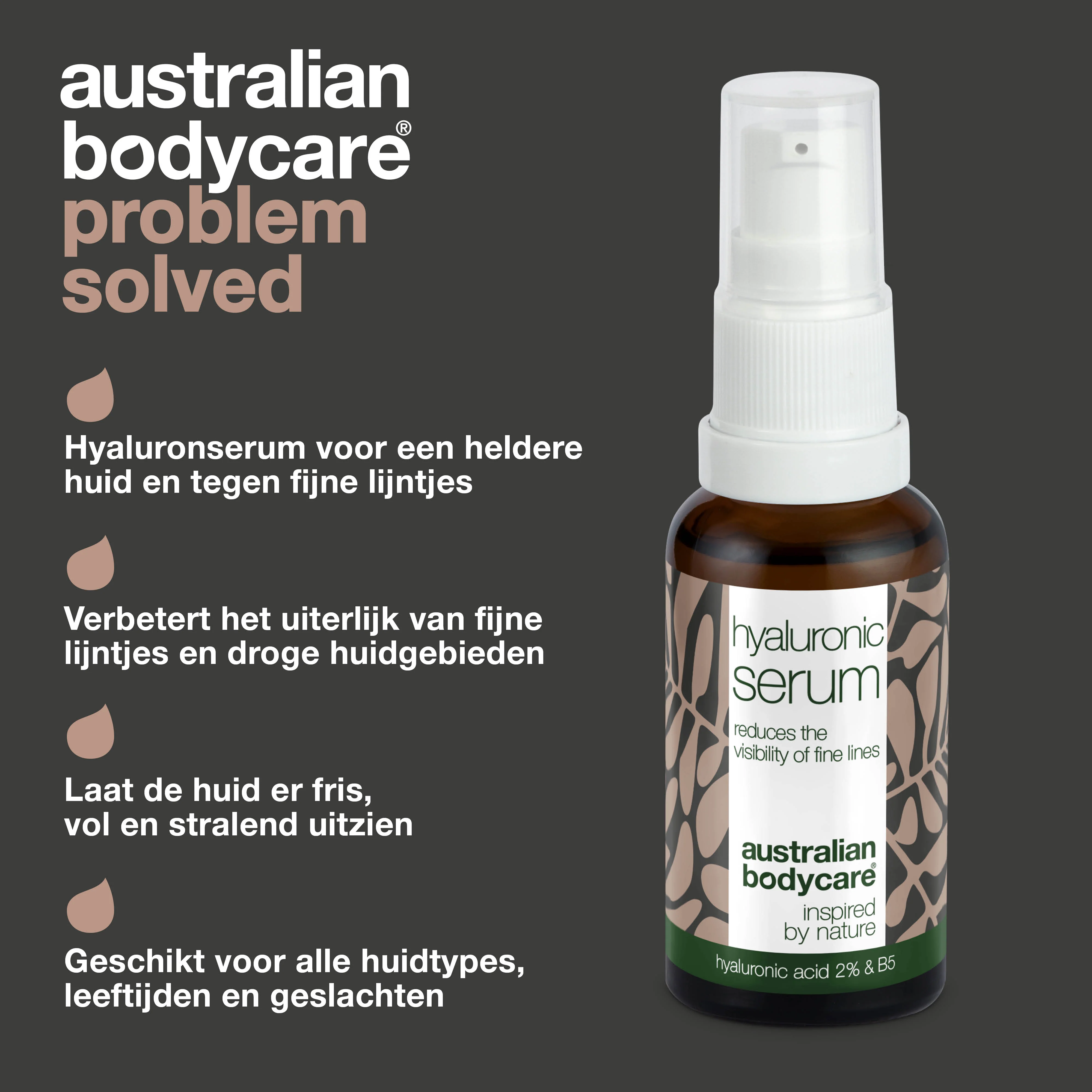 Hyaluronzuur Serum 2% – Intense vochtboost met B5 — Hyaluronzuur Serum 2% hydrateert diep, vermindert fijne lijntjes en laat de huid zacht en vol aanvoelen. Geschikt voor alle huidtypes. - Image 3