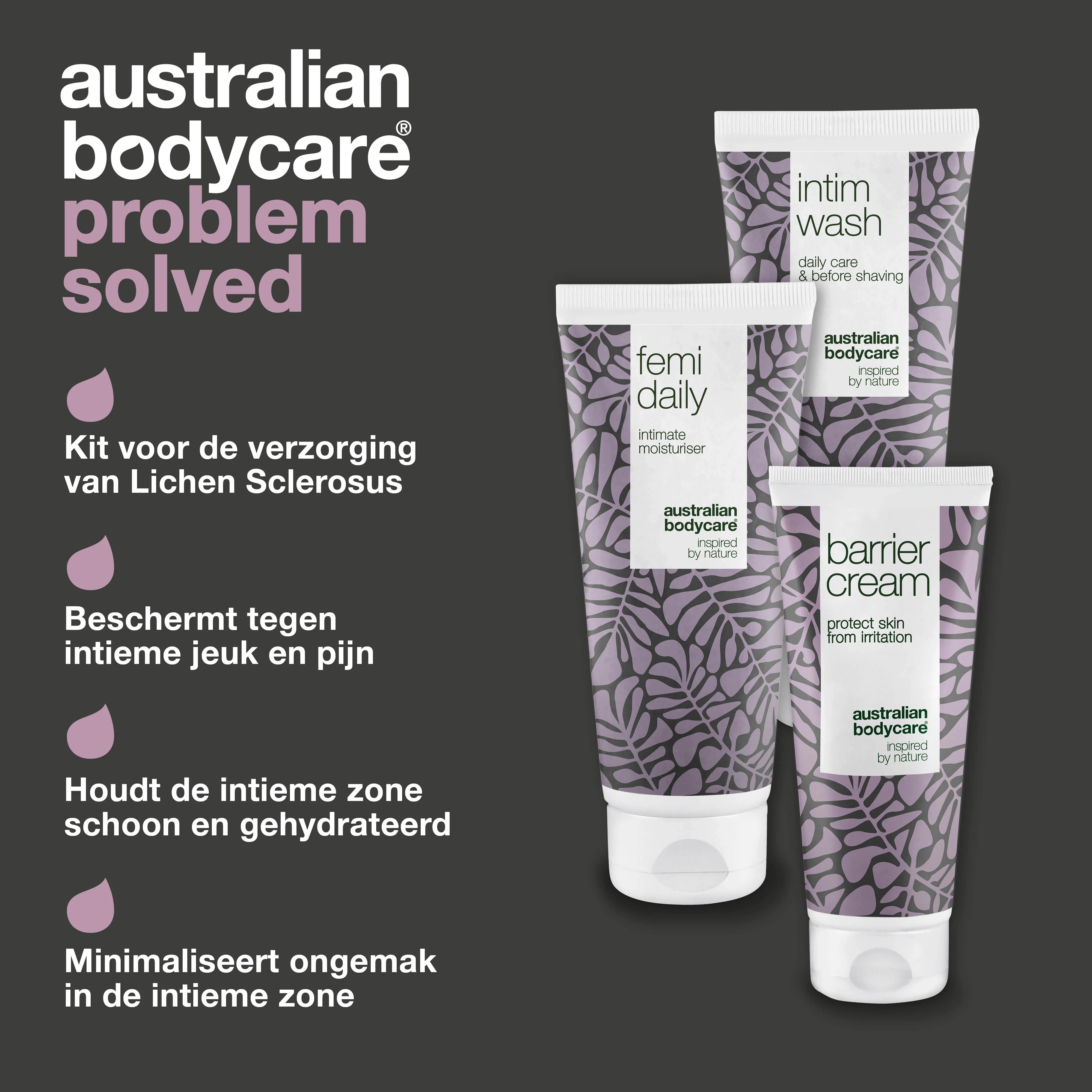 Pakket voor de verzorging van Lichen Sclerosus — 3 verzachtende producten voor de intieme zone verzorgen en beschermen bij jeuk en pijn - Image 3