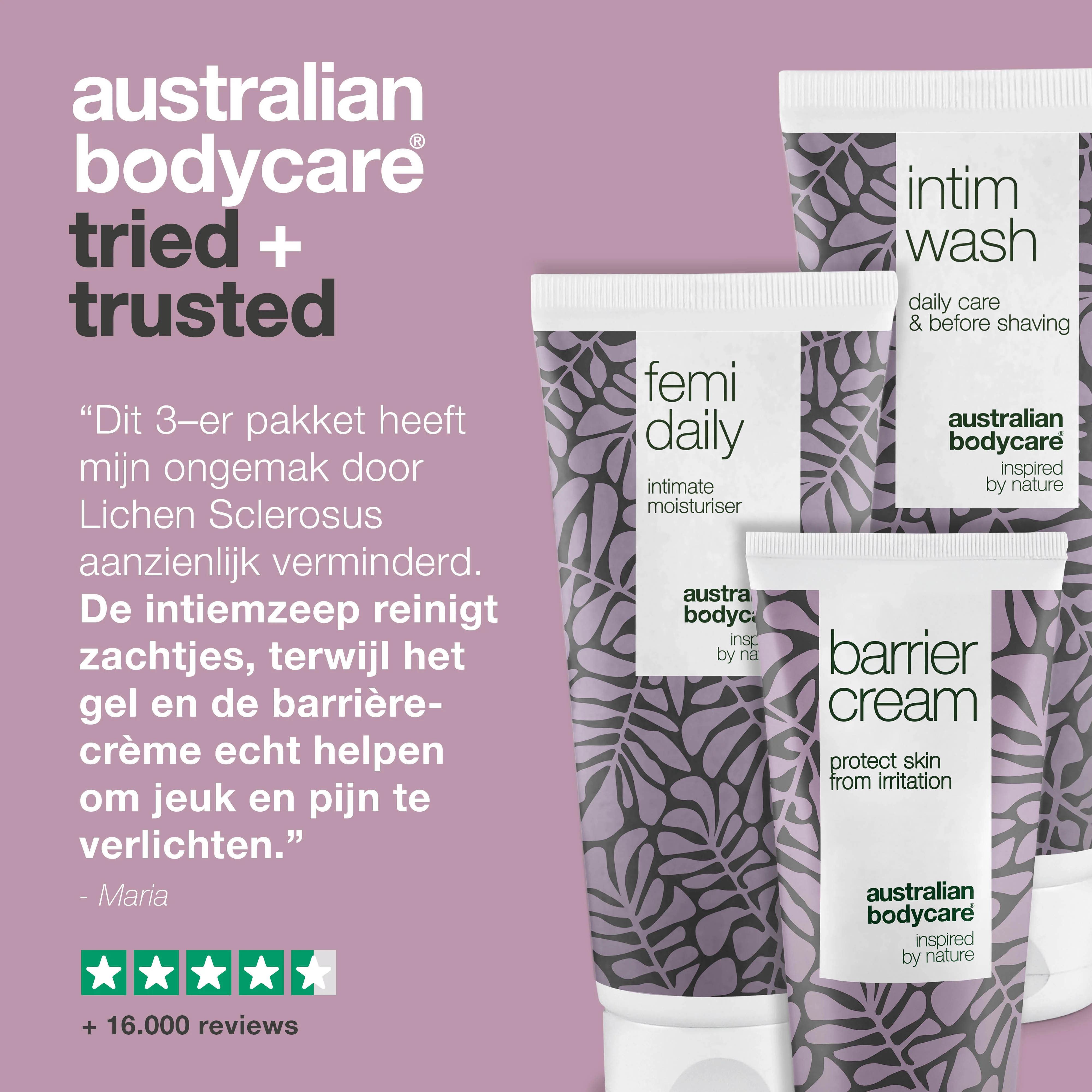 Pakket voor de verzorging van Lichen Sclerosus — 3 verzachtende producten voor de intieme zone verzorgen en beschermen bij jeuk en pijn - Image 5