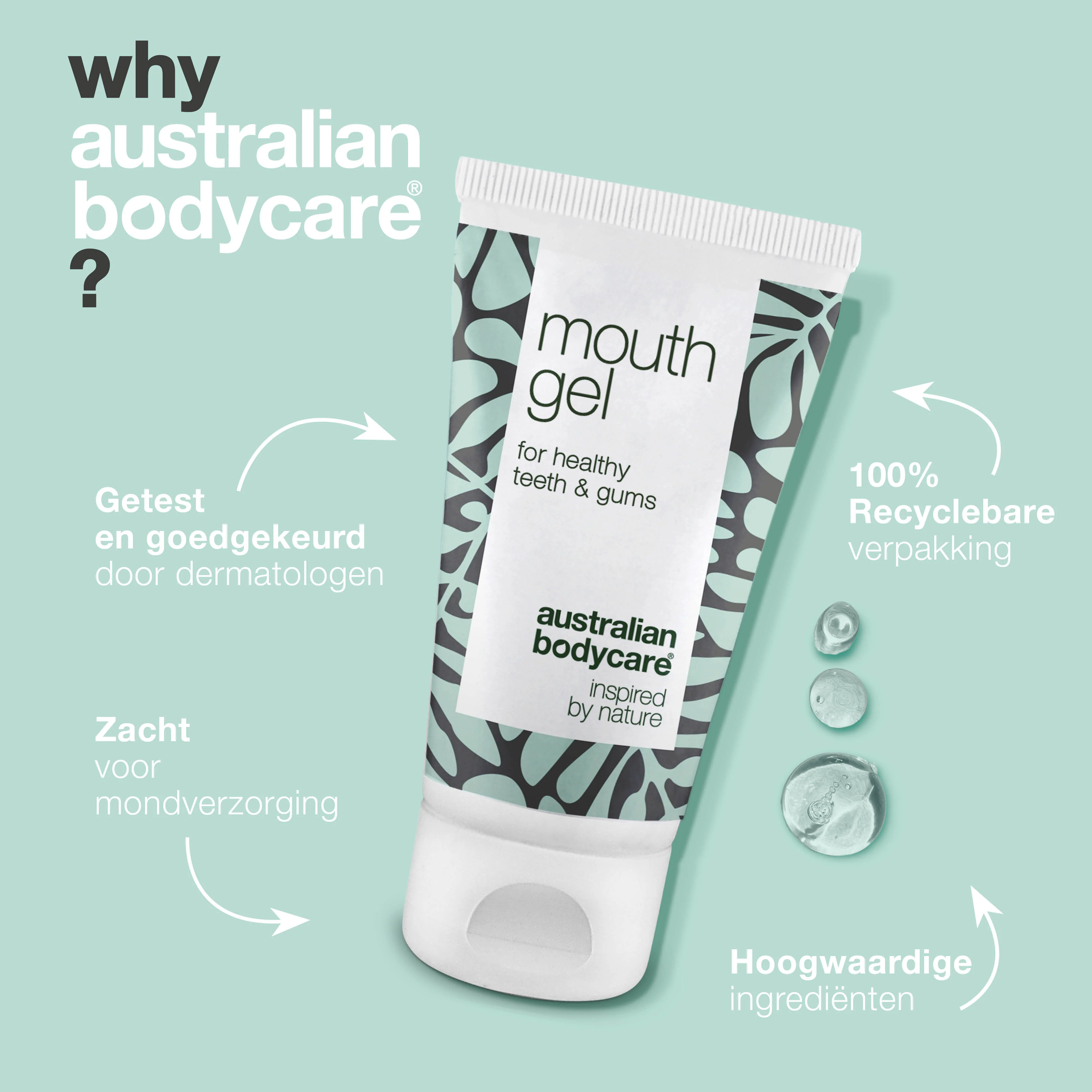 Mondgel voor mondverzorging — Gel voor dagelijkse verzorging van droge mond en tandvleesproblemen - Image 4