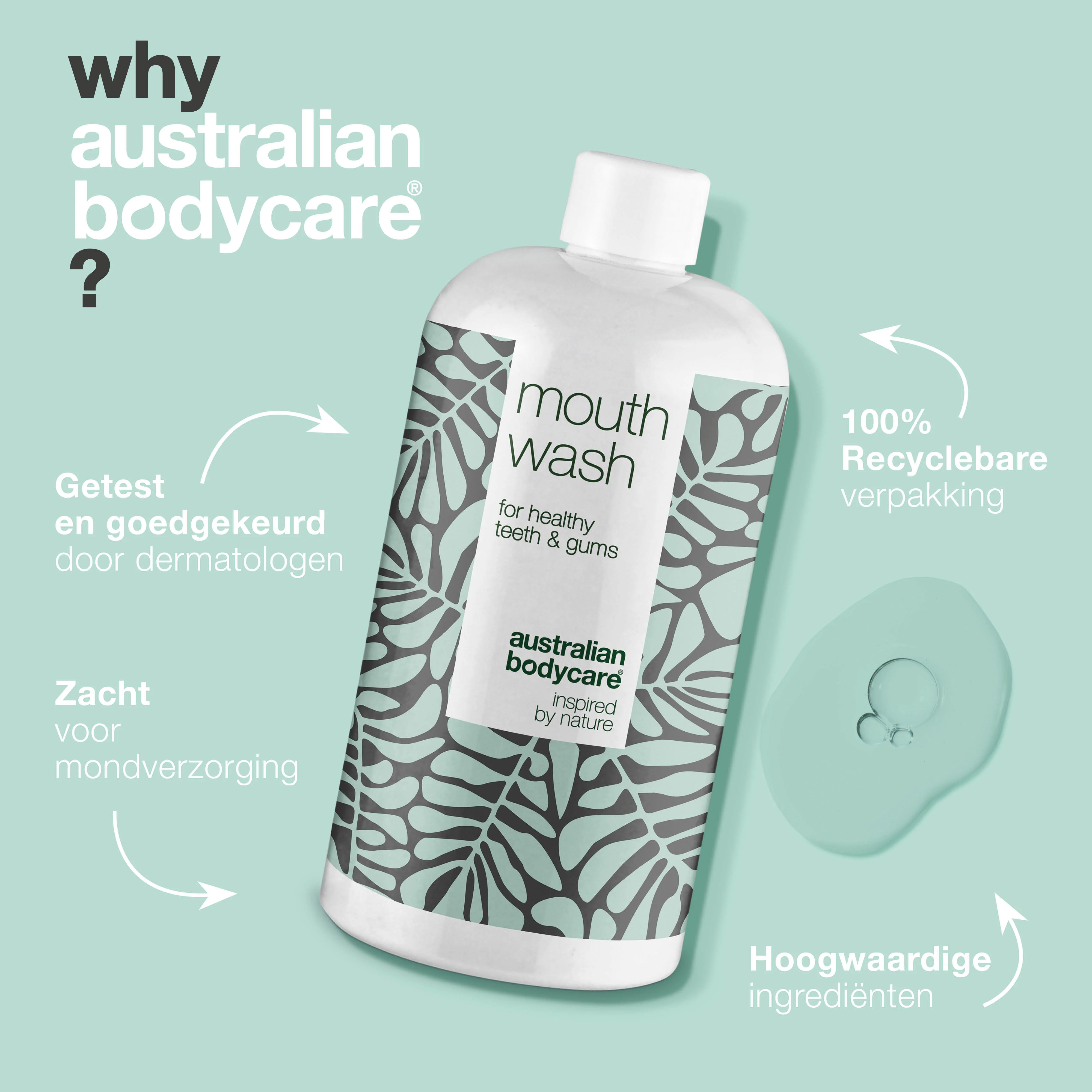 Mondwater met Tea Tree Olie — mondspoeling voor een gezonde mondhygiëne om tandvleesproblemen te voorkomen - Image 4
