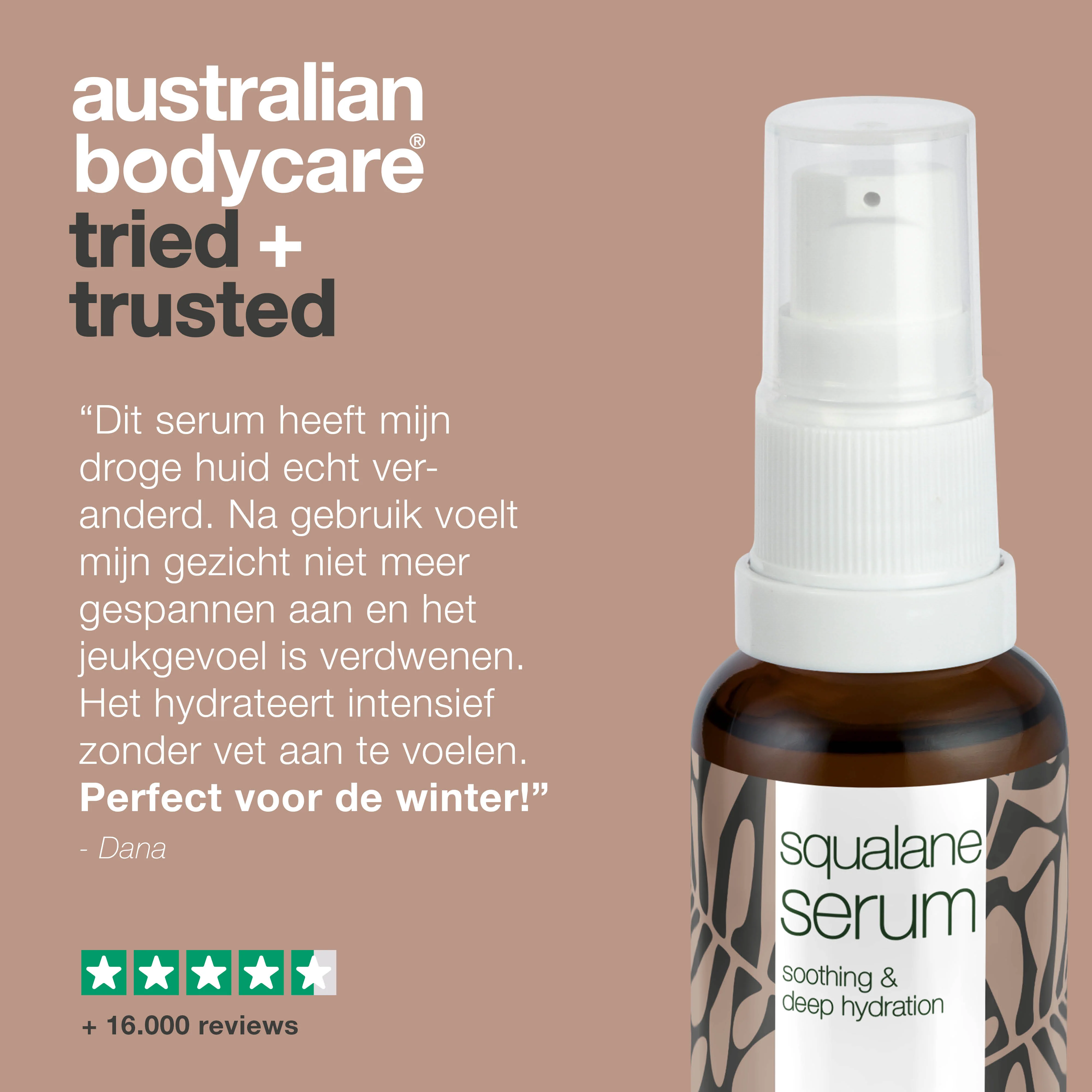 Hydraterend gezichtsserum met Squalane & Vitamine E — Squalane & Vitamine E voeden en hydrateren de droge huid. Lichtgewicht serum dat snel intrekt en de huid zacht en soepel maakt. - Image 5