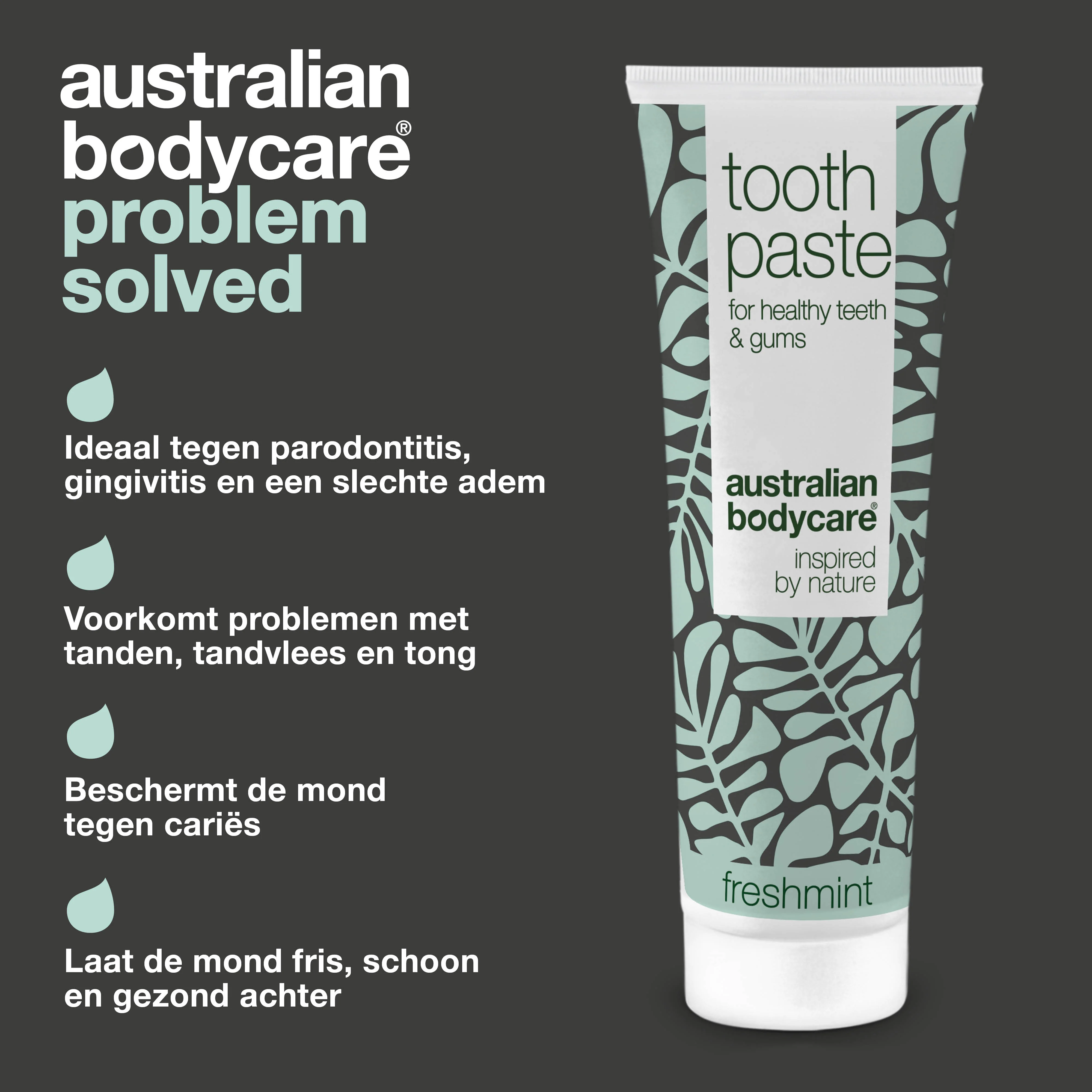 Tandpasta met Tea Tree Olie — voor een goede mondhygiëne en geschikt bij parodontitis en ontstoken tandvlees - Image 3