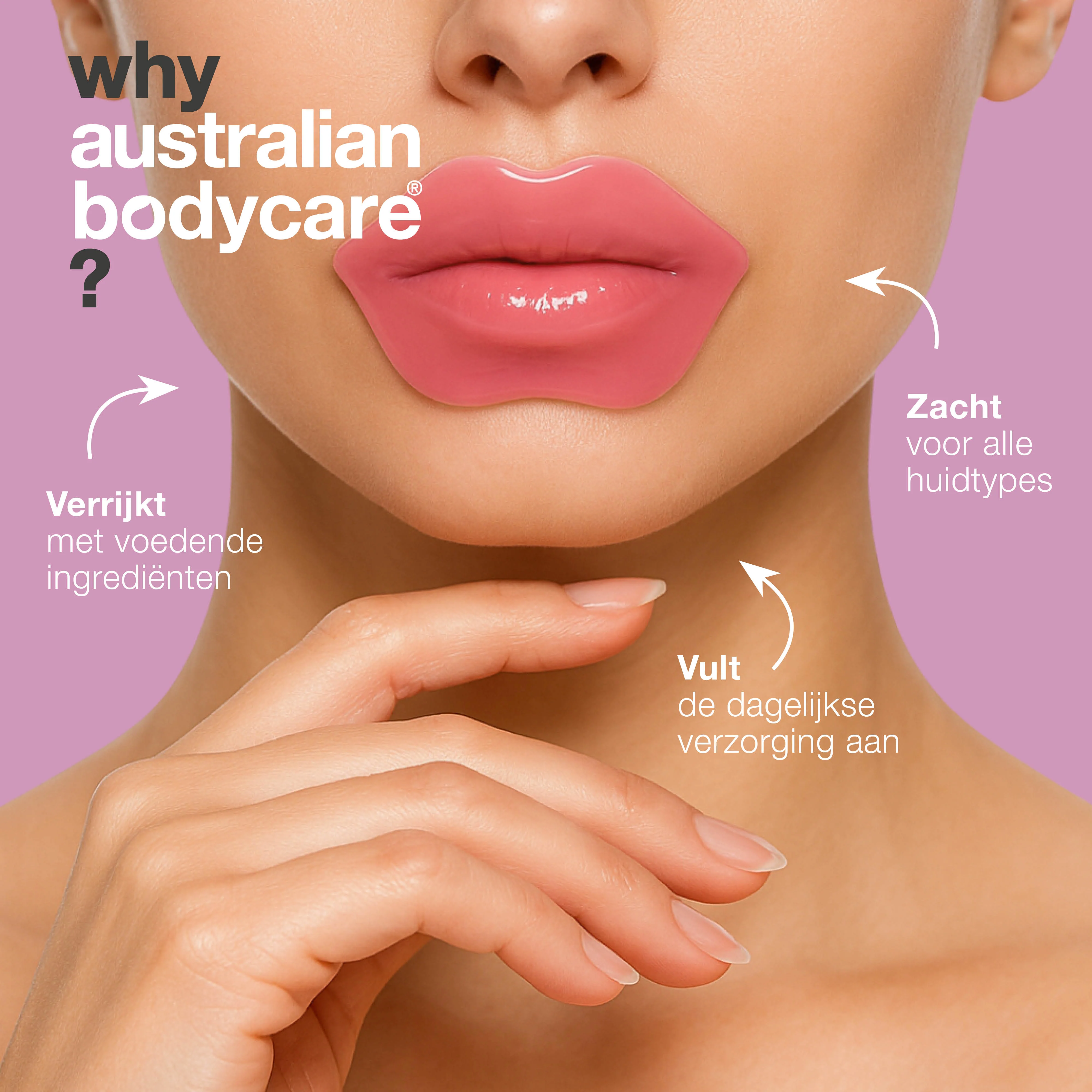 Lippenmasker voor droge, gebarsten lippen – met B12 — Lippenmasker bij droge, schrale lippen. Hydrateert en verzacht met B12, collageen en hyaluronzuur. - Image 4