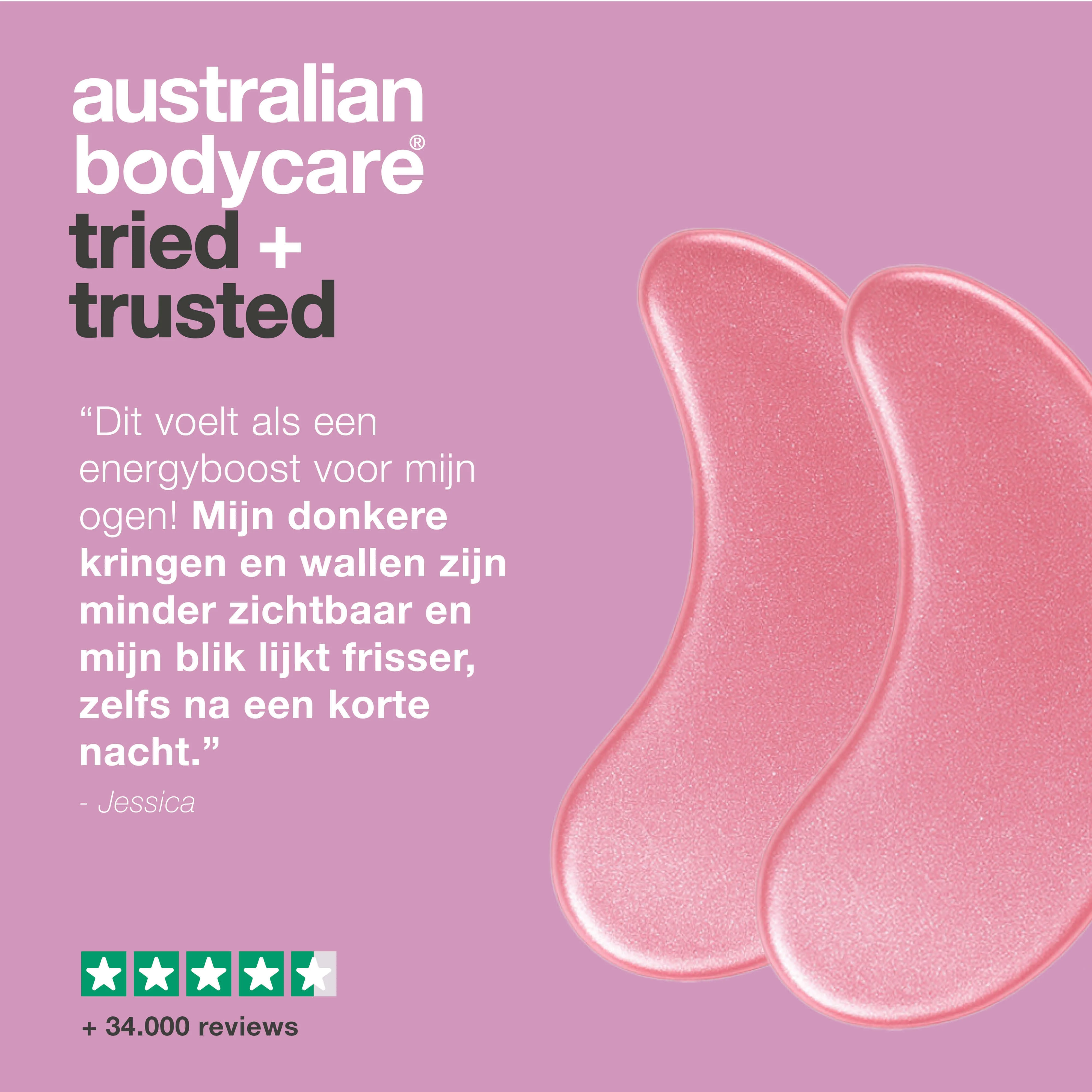 B12 Vitamine Oogmaskers met Collageen tegen Donkere Kringen & Wallen — Verminder donkere kringen en wallen met B12 oogmaskers. Hydrateert en verfrist de huid in slechts 20 min. - Image 5