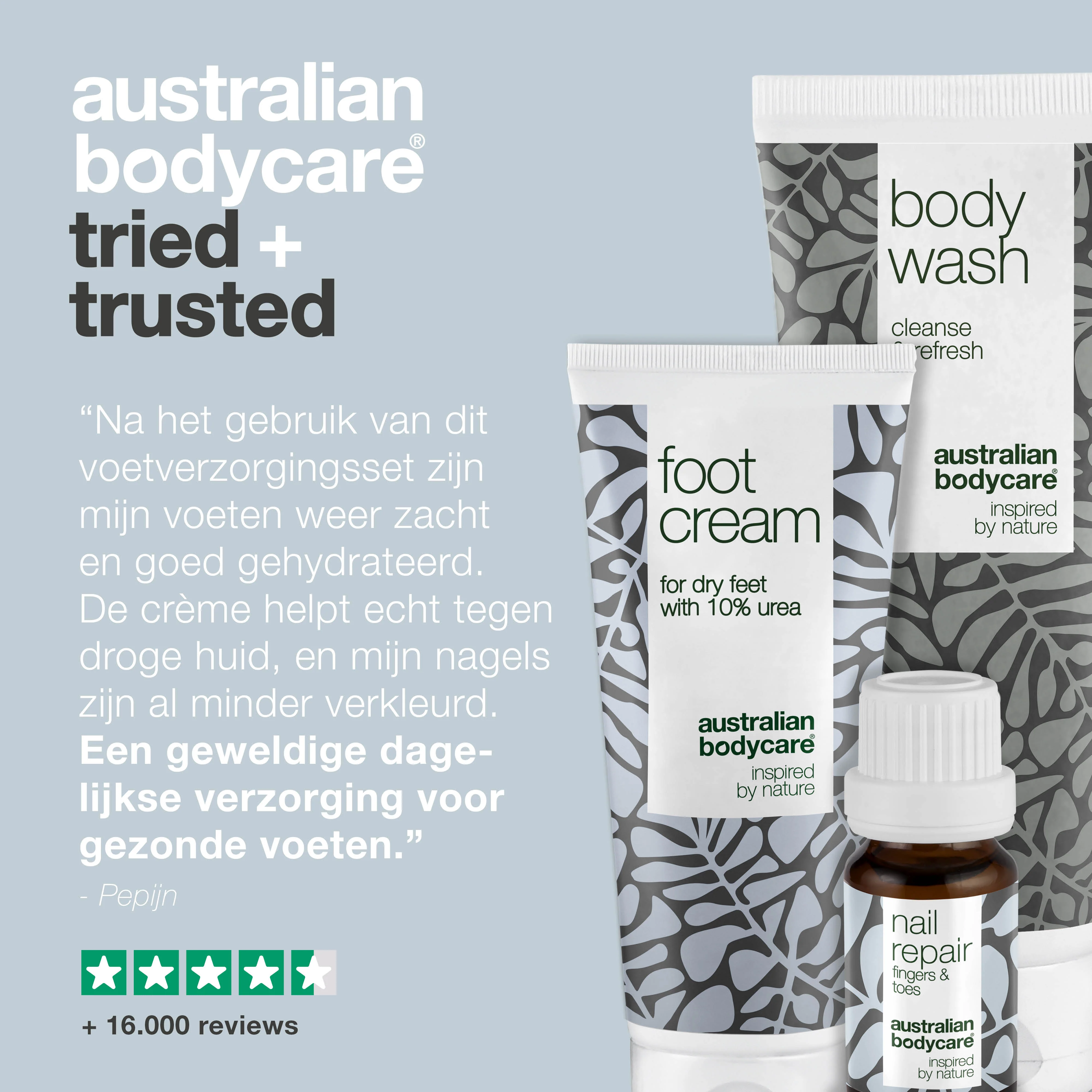 Pakket voor voetverzorging — Pakket met 3 producten voor de dagelijkse verzorging van droge voeten en gele nagels - Image 5